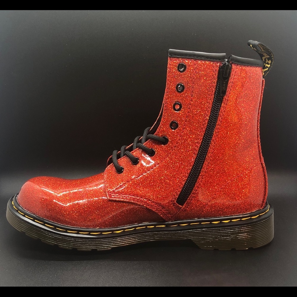 NEW Women’s Dr. Martens 1460 Glitter Side Zip Boot - Picture 2 of 8